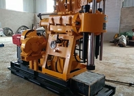 Colore giallo 75mm Core Drilling Rig con BW 160 Pompa di fango 130 metri di profondità Motore diesel