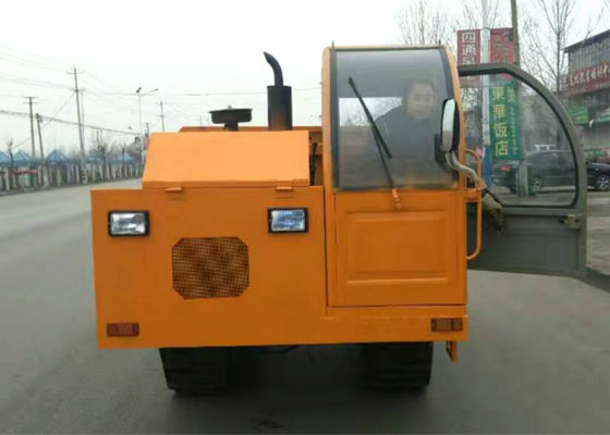 1T chiuso carrozza - 10T Mini Dumper idraulico, piccolo autocarro con cassone ribaltabile del cingolo