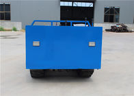 Camion blu di Ton Mini Rubber Track Transporter Dumper di colore 2 di operazione semplice